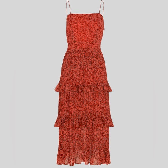 Whistles Dresses & Skirts - Whistles Tiered Leopard Dress